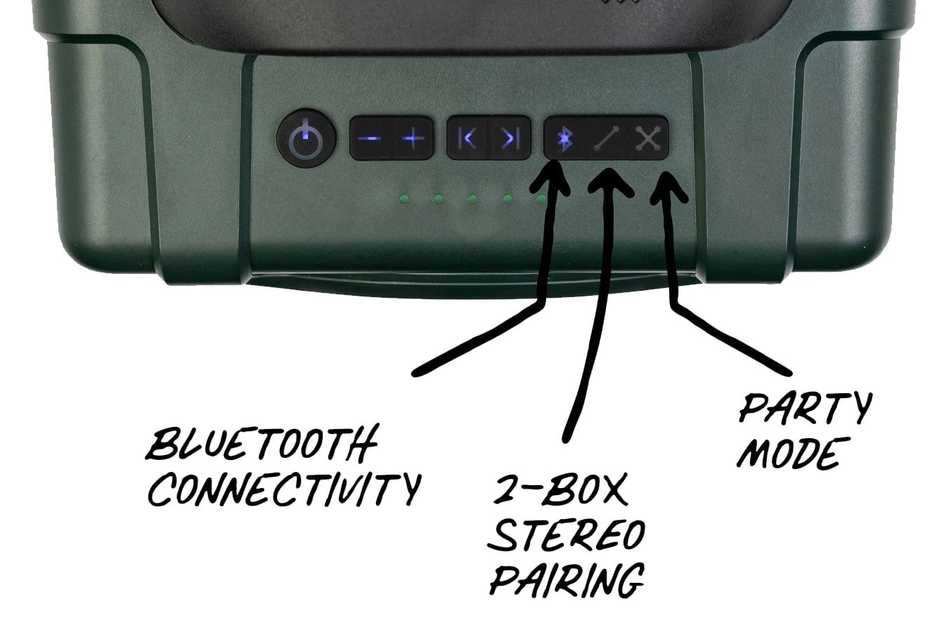 Turtlebox Cub Green Waterproof Wireless Outdoor Speaker